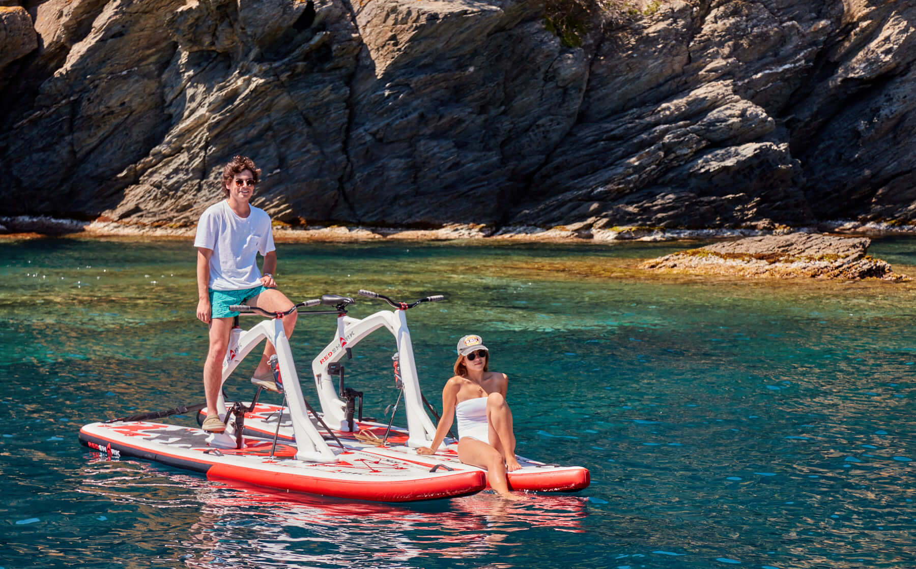 Tandem board pour des balades nautiques en tandem en famille ou en couple.